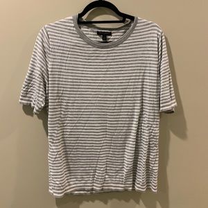 Striped shortsleeved top